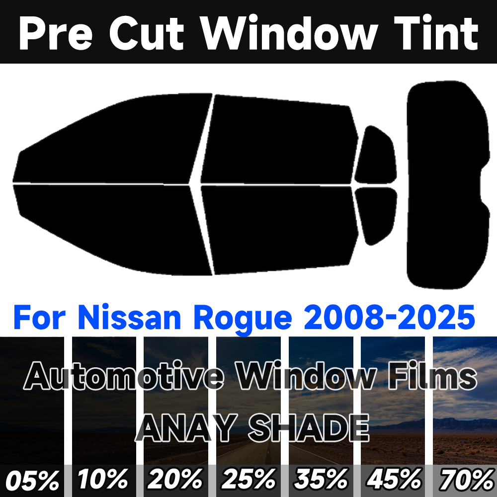 Privacy Screen Protector - Nissan Rogue 2008-2025 için Önceden Kesilmiş