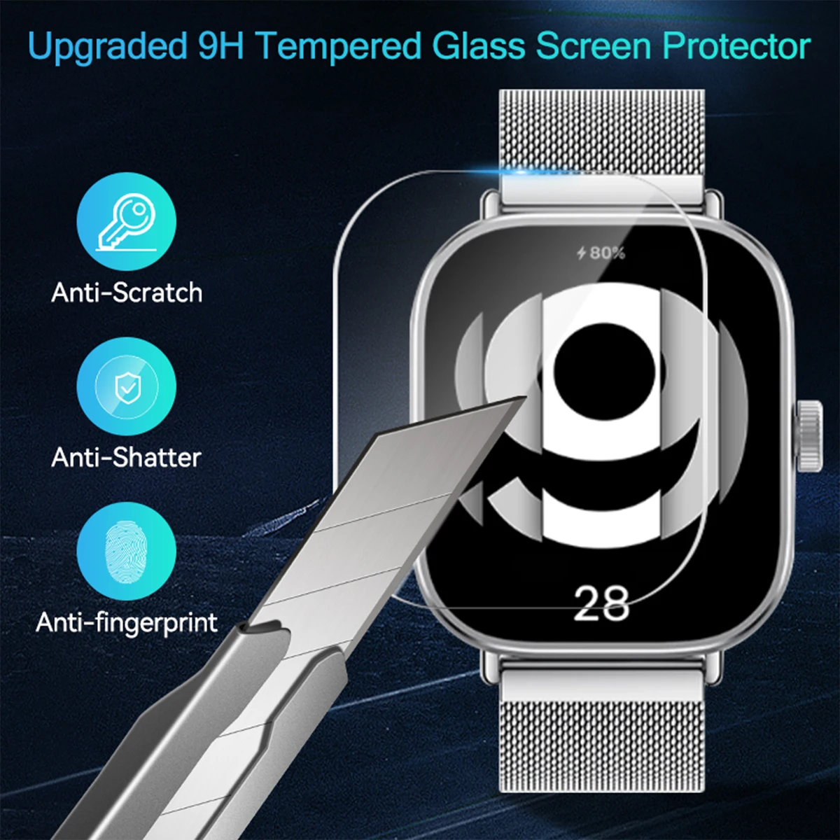 Temperli Cam Xiaomi Redmi için - Smartwatch Screen Film incelemesi ve fiyatı