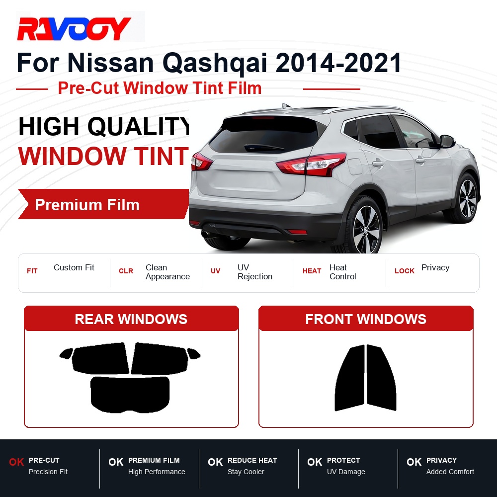 Nissan Qashqai 2014-2021 Ön ve - Privacy Screen Protector incelemesi ve fiyatı